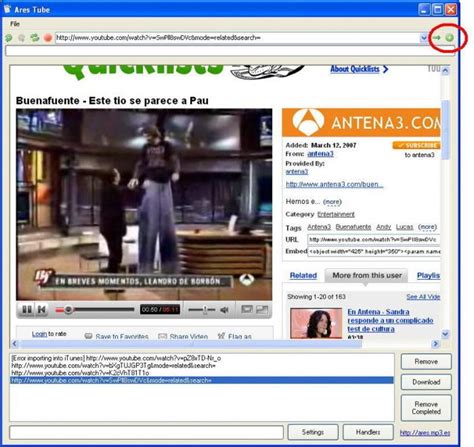 ares tube mp3 descargar gratis alta calidad
